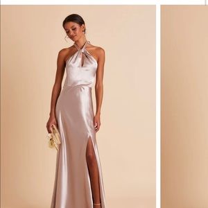 Brand New with tags Birdy Grey Satin Taupe Dress